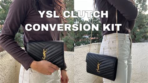 ysl bag conversion kit|Amazon.com: Ysl Conversion Kit For Clutch.